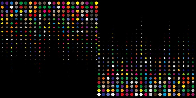 Abstract background of vertical colored dotted lines with copy space