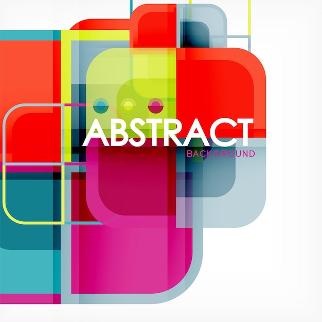 abstract background square shapes geometric composition