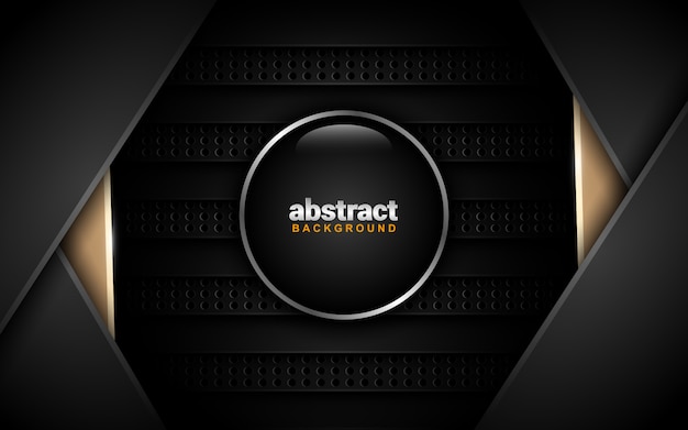 abstract background with dark color scheme: overlap layer style
