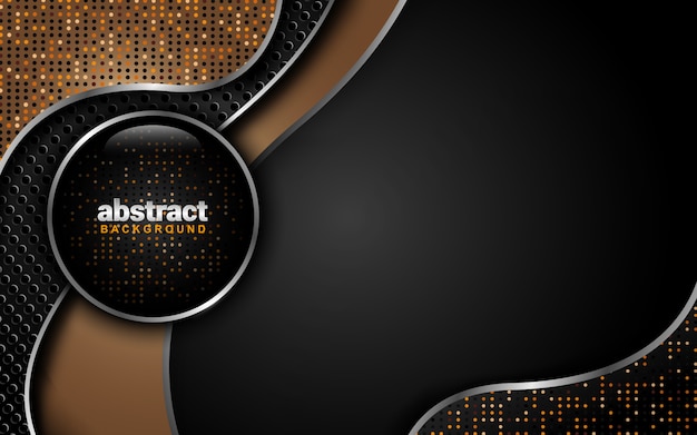 abstract background with dark color scheme: overlap layer style