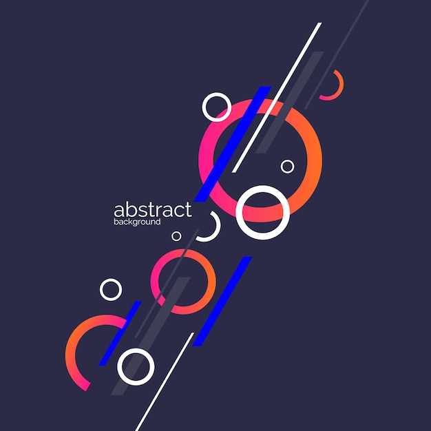 abstract background with dynamic lines vector illustration