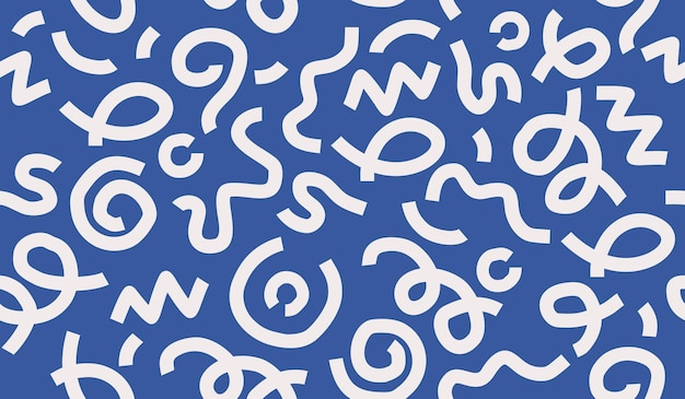 Abstract background with hand drawn pattern design