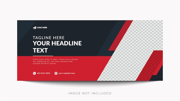 Abstract banner design web template Set Horizontal header web banner