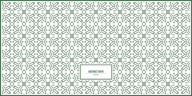 abstract batik pattern stock vektor