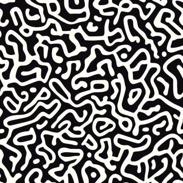abstract black and white pattern