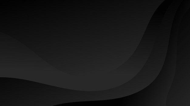 Abstract black gradient color background with geometric shape for modern graphic design element