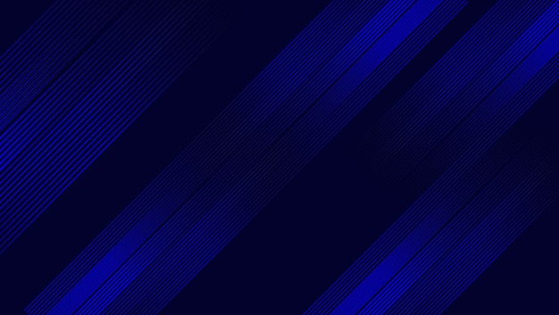Abstract blue circular wave pattern with curved lines on a dark background