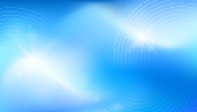 abstract blue gradient background with luminous and subtle circular line patterns