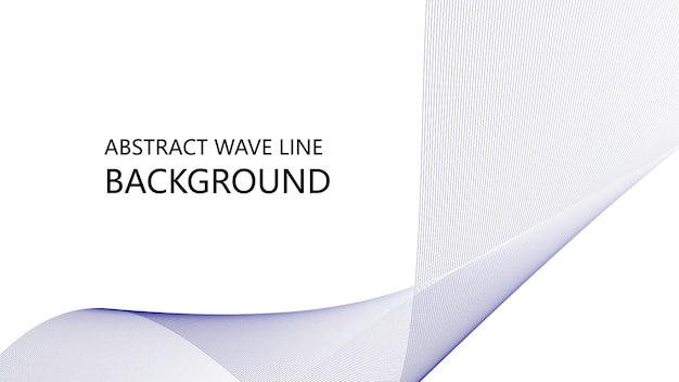 abstract blue wave lines pattern on white background with space for your text design image wallpaper