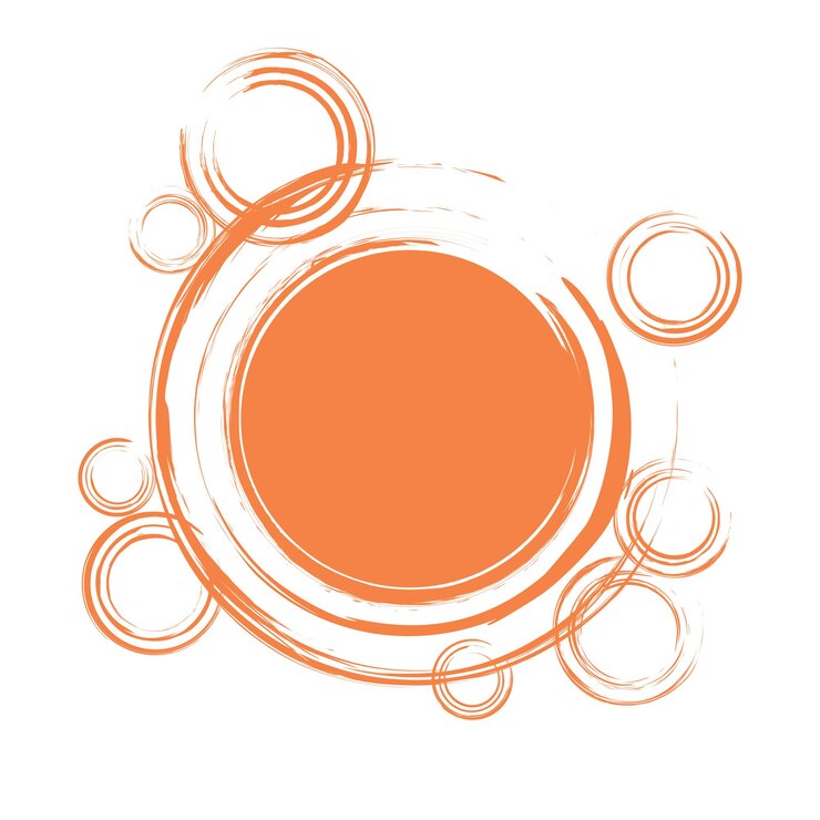 Vektor abstract circles background with blank space