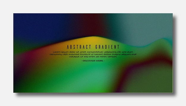 abstract color gradient modern blurred background and film grain texture template with an elegant