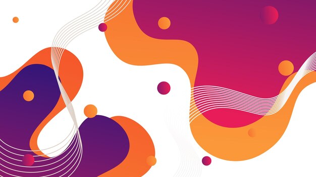 Abstract colorful geometric background Liquid color background design