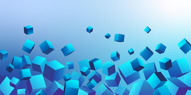Abstract cube background