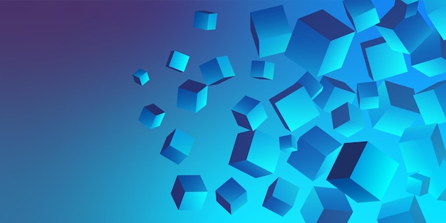 Abstract cube background