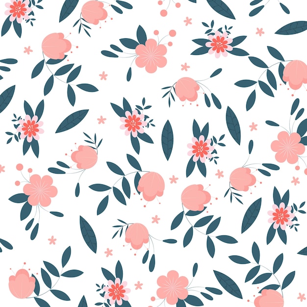 abstract flower pattern background. vector illustration. abstract background.