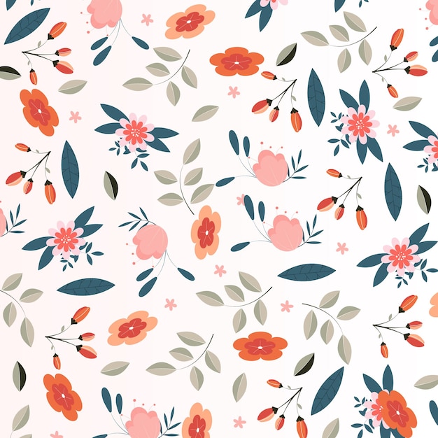 abstract flower pattern background. vector illustration. abstract background.