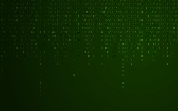 Abstract futuristic background with binary code