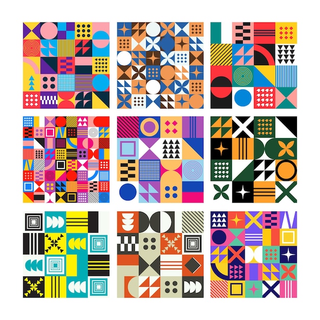 abstract geometric background. neo geo pattern. abstract pattern
