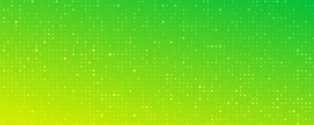 abstract geometric background of squares green pixel background with empty space vector illustration