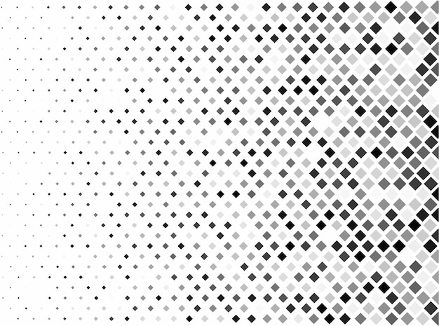 Abstract geometric design featuring a gradient of squares forming a mosaic pattern