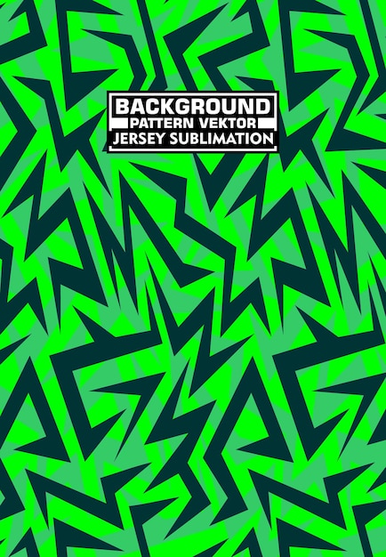 Abstract Geometric Green Jersey Template