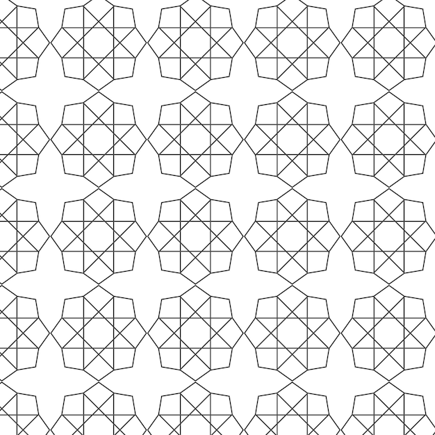 abstract geometric islamic background pattern design vector illustration