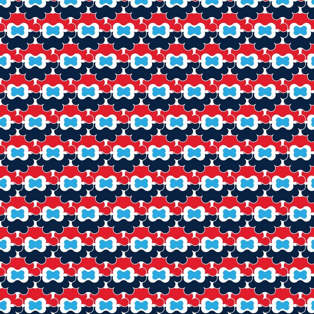 Abstract geometric seamless pattern background in vector form
