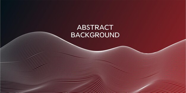 abstract gradient background with a colored dynamic waves, line and particles. Illustration suitable