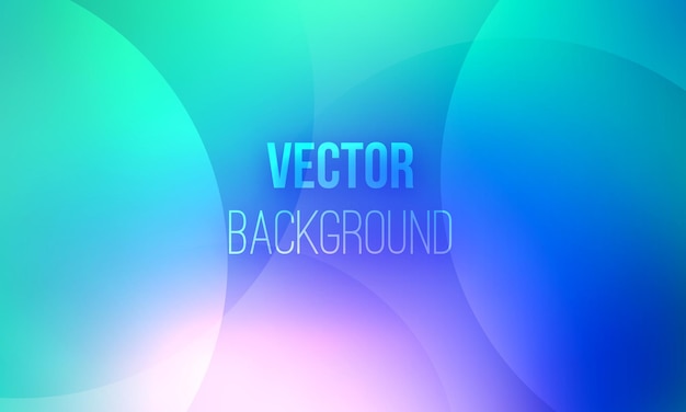 Abstract Gradient Composition with Blurry Shapes