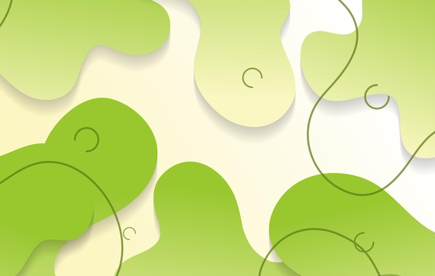 abstract gradient dynamic fluid shapes background design template