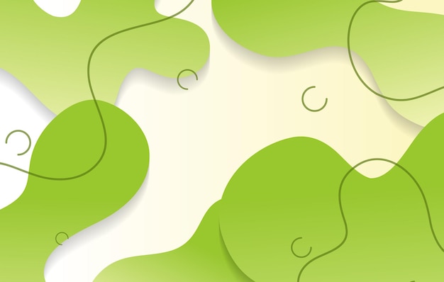 abstract gradient dynamic fluid shapes background design template