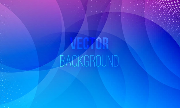 Abstract Gradient Overlay of Blue and Purple Shapes