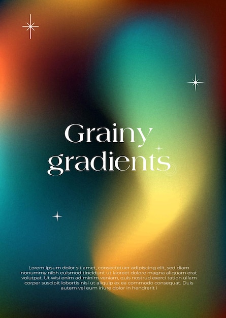 Abstract Grainy Gradient Background with Soft Colors and Sparkles