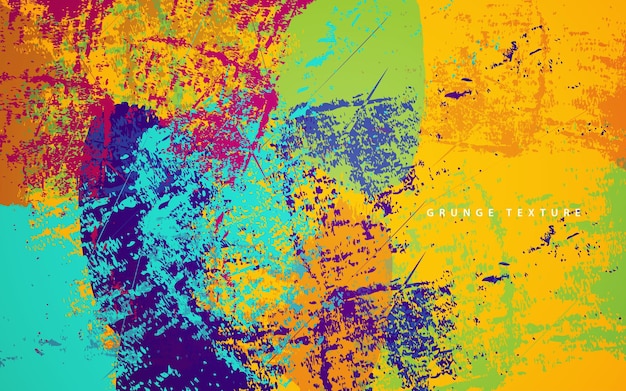 Abstract grunge texture multicolor background
