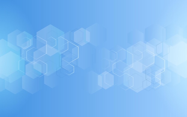 Abstract hexagon gradient shapes background. Vector illustration in eps10.