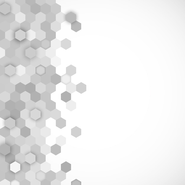 Abstract hexagonal background
