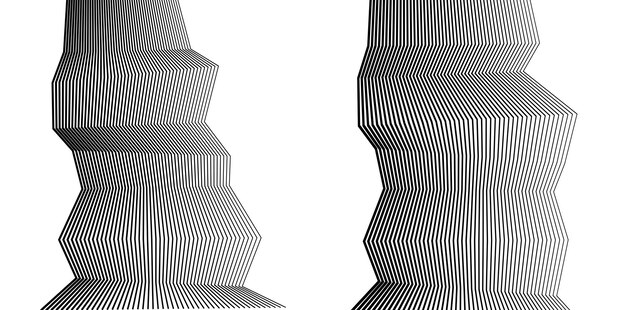 abstract lines black white design element on white background of angle waves vector illustration eps 10 for grunge elegant business card print brochure flyer banners cover book label fabric
