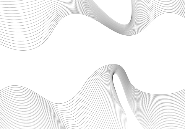 Abstract lines minimal flow template design of artwork style Simply adjustment for cover background