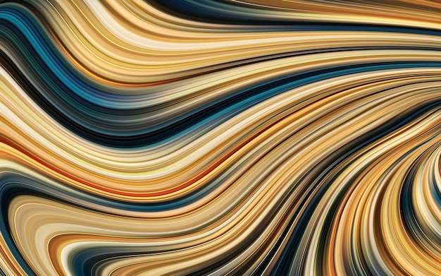 Abstract liquid gradient painting