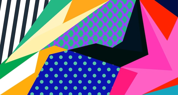 Abstract liquid shape Dynamic and geometric design Isolated gradient waves with geometric lines dots batik Indonesia pattern Vector illustration