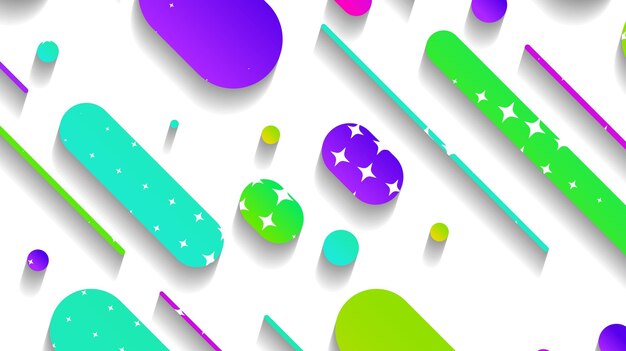 Abstract minimal geometric shape background with gradient