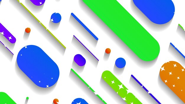 Abstract minimal geometric shape background with gradient