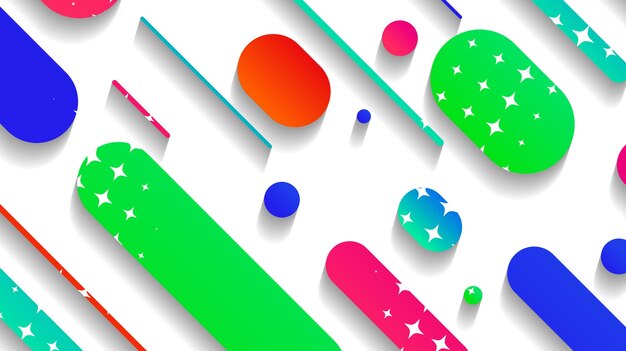 Abstract minimal geometric shape background with gradient