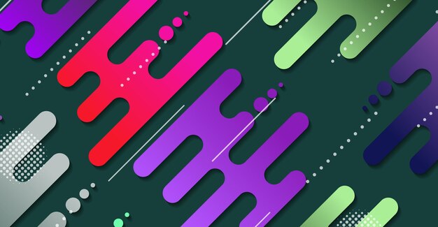 abstract minimal geometric shape background with gradient