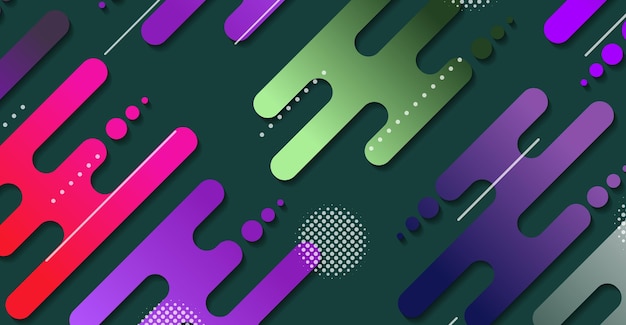 abstract minimal geometric shape background with gradient