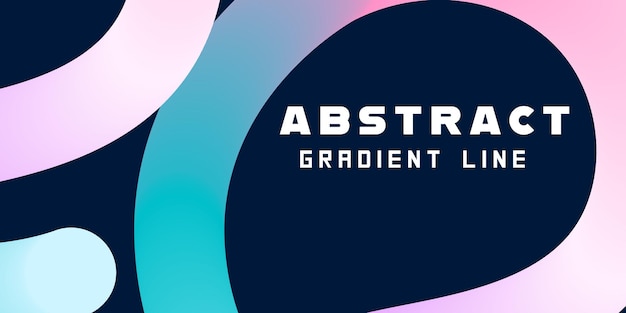 Abstract modern strokes with different forms and shapes elements background liquid 3d blend curve