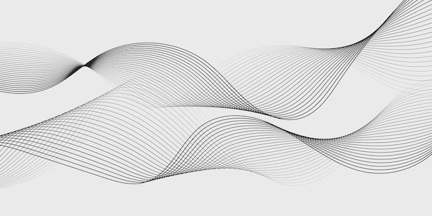 abstract modern vector background abstract gray line wave background waves background grey lines