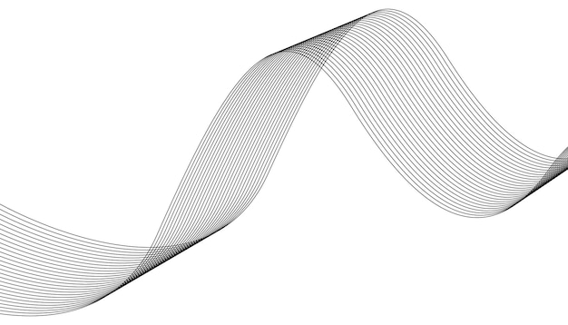 abstract modern vector background curved vector illustration