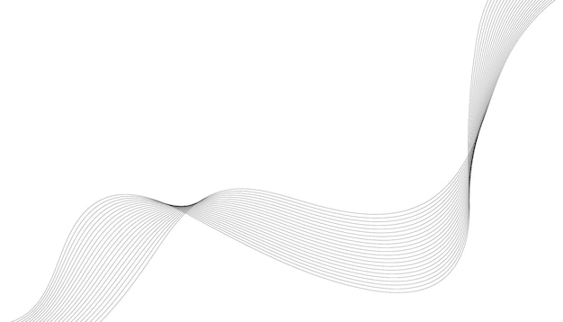 abstract modern vector background curved vector illustration