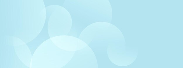 Abstract modern white glowing geometric circle on blue light overlay background